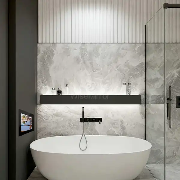 Custom Bathroom Mirror TV Solutions for Hotels, Resorts and Villa Projects